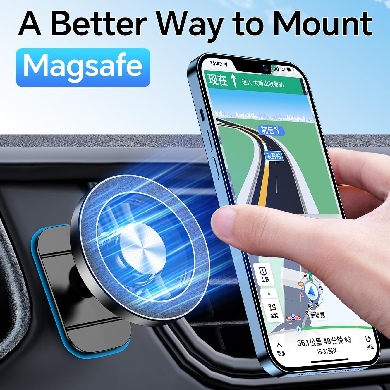 Magnetic Car Phone Holder
