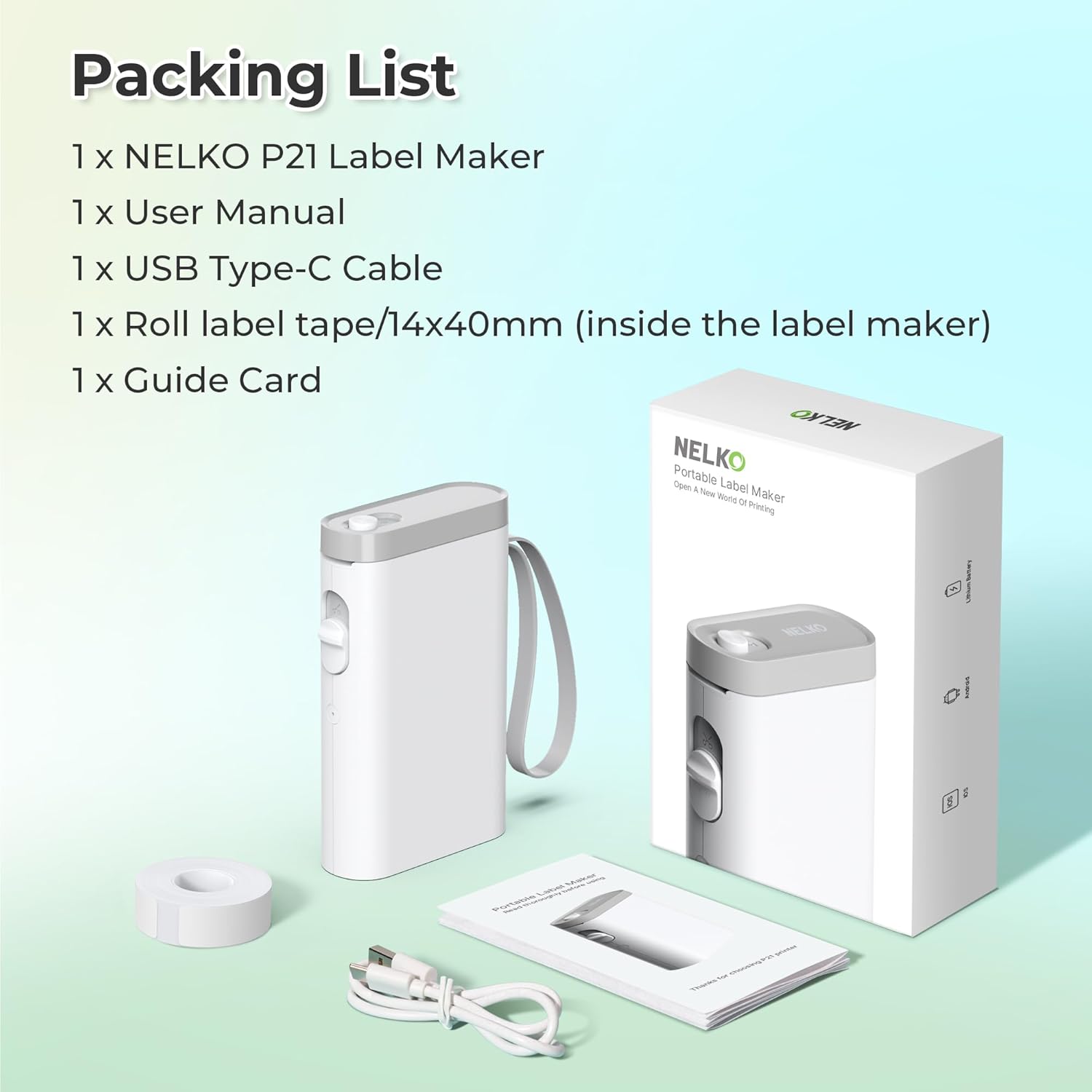 Smart Label Maker for Easy Organization