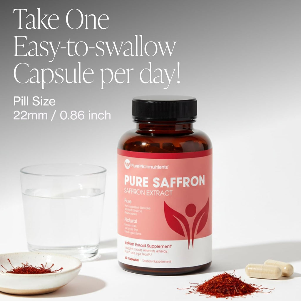 Pure Saffron Mood & Memory Capsules