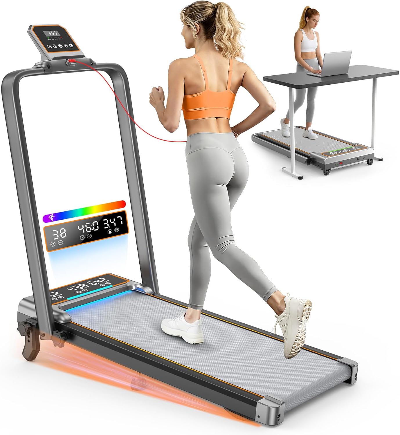 Foldable Home Walking Treadmill