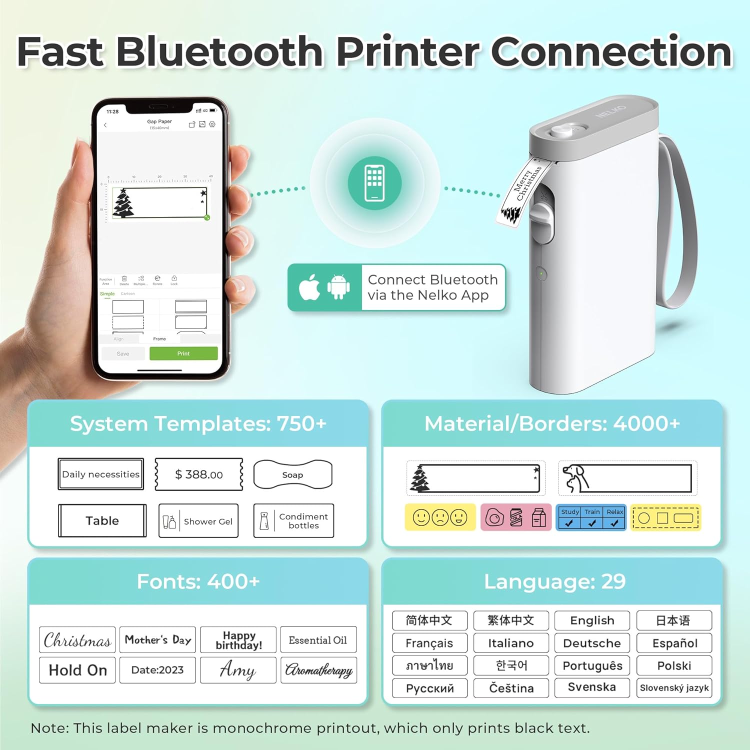 Smart Label Maker for Easy Organization